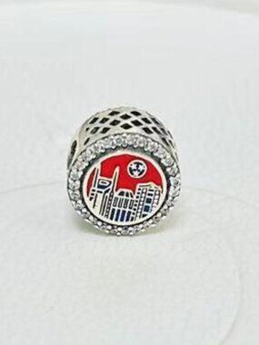 Pandora Nashville Music City Bead Charm Travel Pendant S925 Sterling Silver